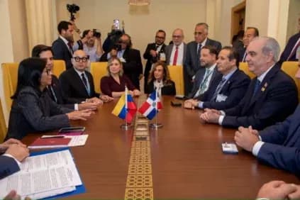 Abinader consolida la agenda turística, consular y energética con Venezuela en la FAO.