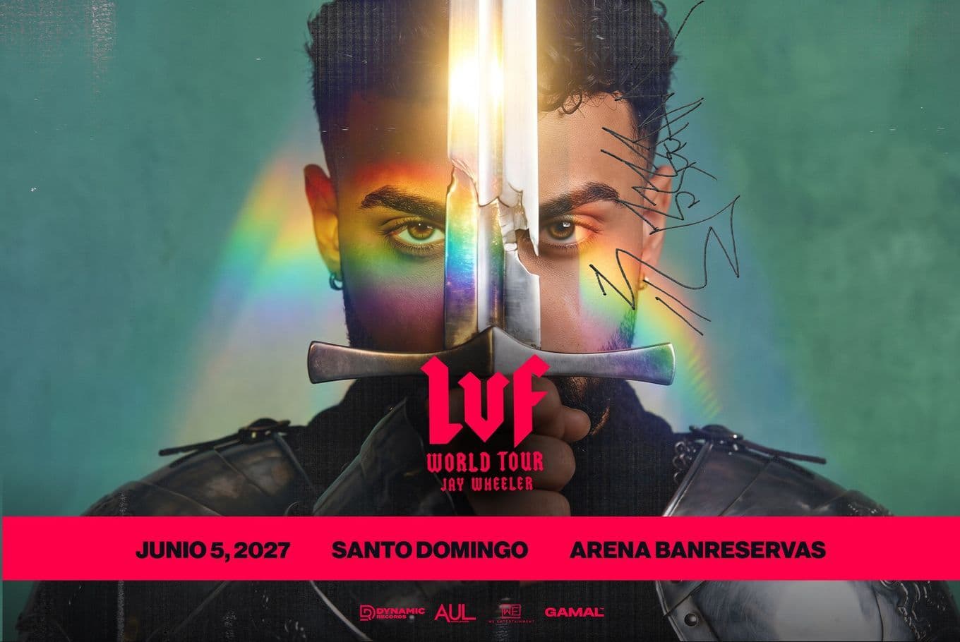 Jay Wheeler traerá su “LVF Tour” a República Dominicana en junio de 2027