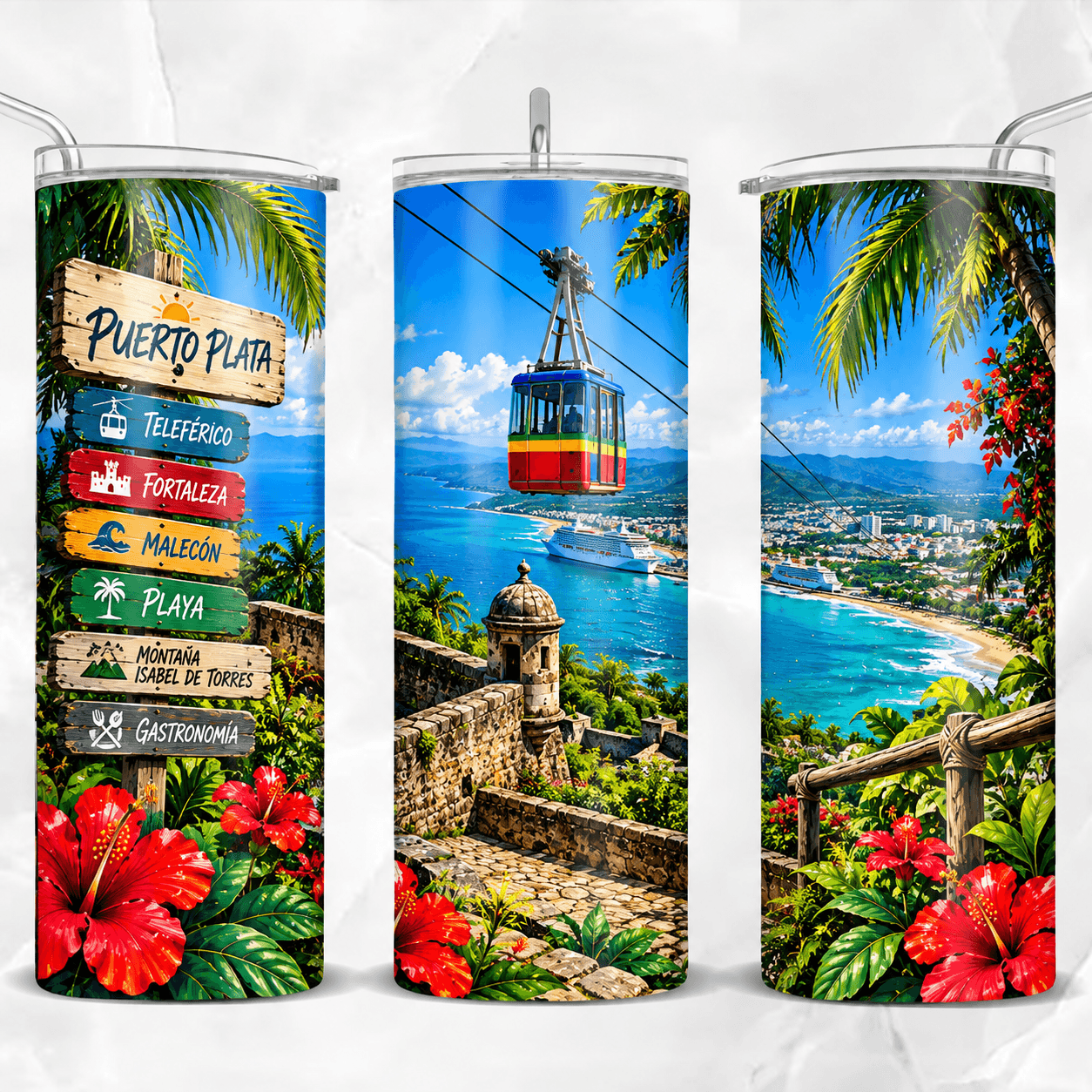 Puerto Plata Paraíso del Atlántico - Vaso 20 onza